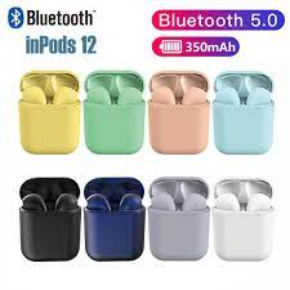 Inpods 12 Bluetooth In-Ear Earphones With Mic