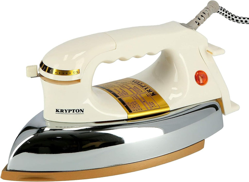 Krypton Automatic Dry IronDry Iron/Ceramic Plate, Krypton, Silver