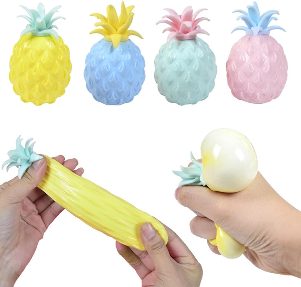 Stress Balls PINEAPPLE (4pc)