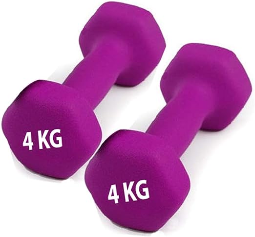 VINYL DUMBBELL 4KG 1PC