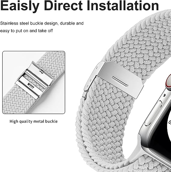 WATCH BAND PEARL WHITE 38-40