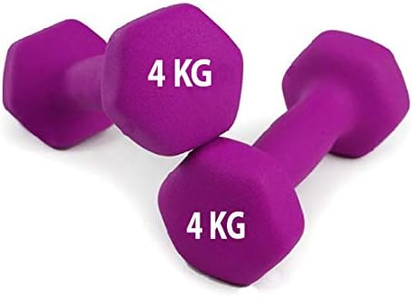 VINYL DUMBBELL 4KG 1PC