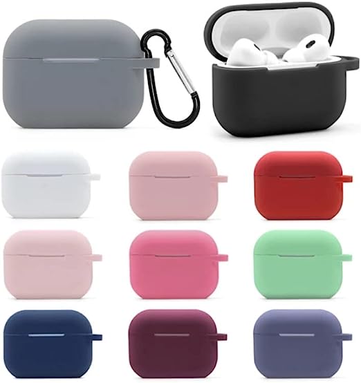 Silicone Protective Case FOR Airpod Pro BLACK( Mix Color)