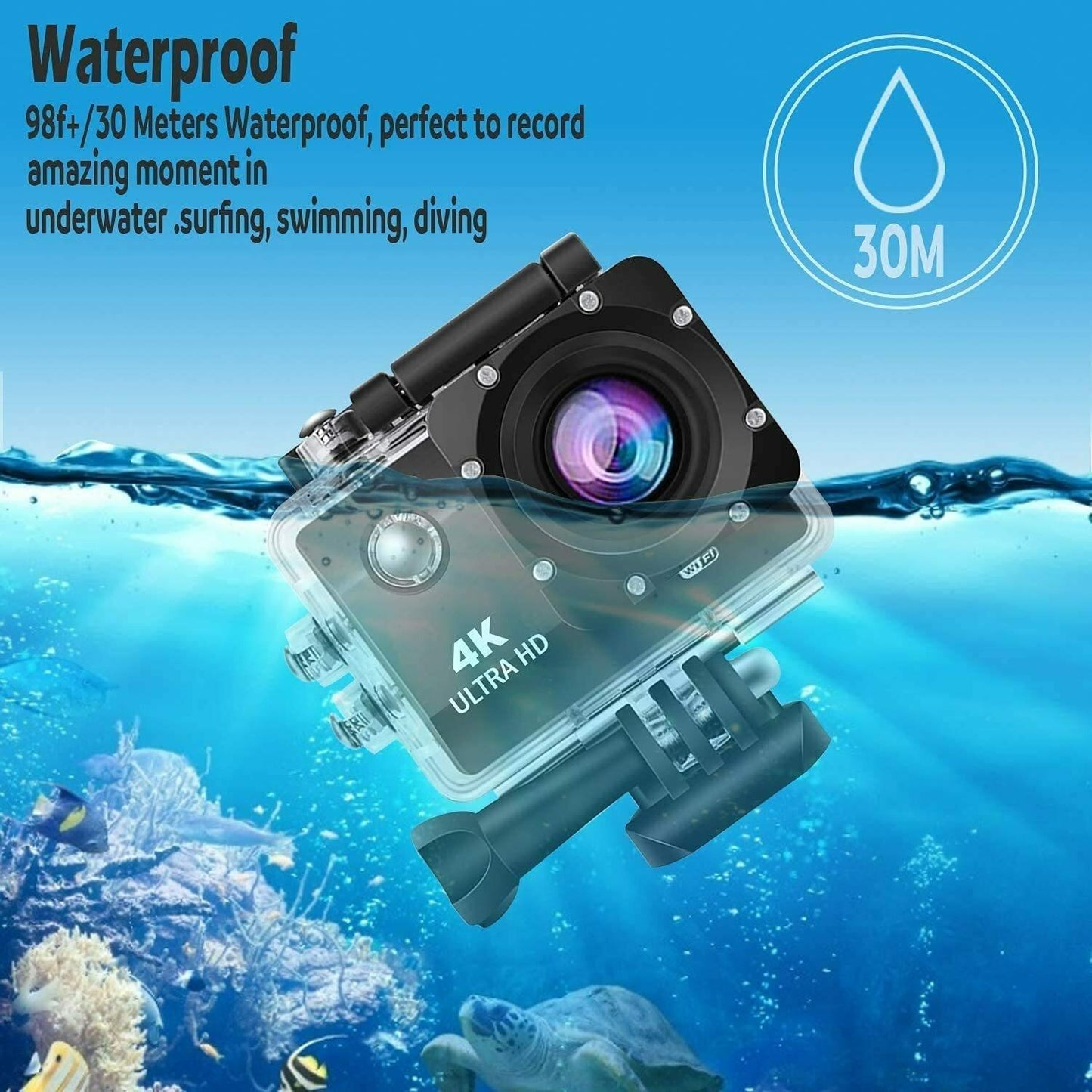 Ultra HD 1080P WiFi Action Camera